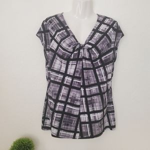 LIZ CLAIBORNE Cap Sleeve Blouse